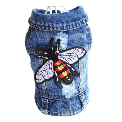 PawVibe Denim Jacket – Cool & Comfy Jean Style for Trendy Pups